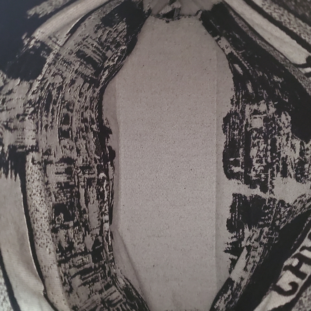 Dior Black and White Artistic Tote Bag,Eiffel Tower,Statue Of Liberty-FIRM PRICE - Picture 3 of 6